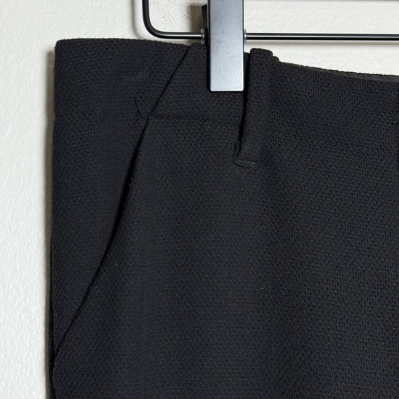 Stile Benetton Womens Dress Pants 30 M Black Textured Straight Office - Picture 6 of 9